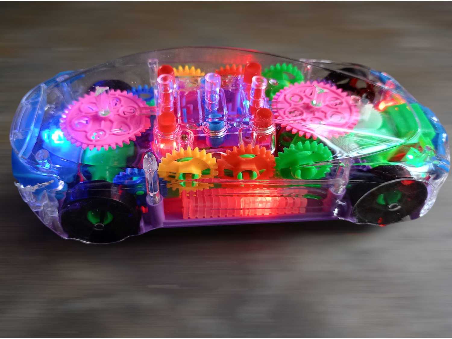 Transparent Gear Car Toy – Moving Gears with Lights & Music thumbnail