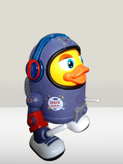 Cell Battery Operated space Duck Toy with Lights & Music thumbnail