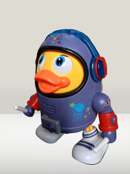 Cell Battery Operated space Duck Toy with Lights & Music thumbnail