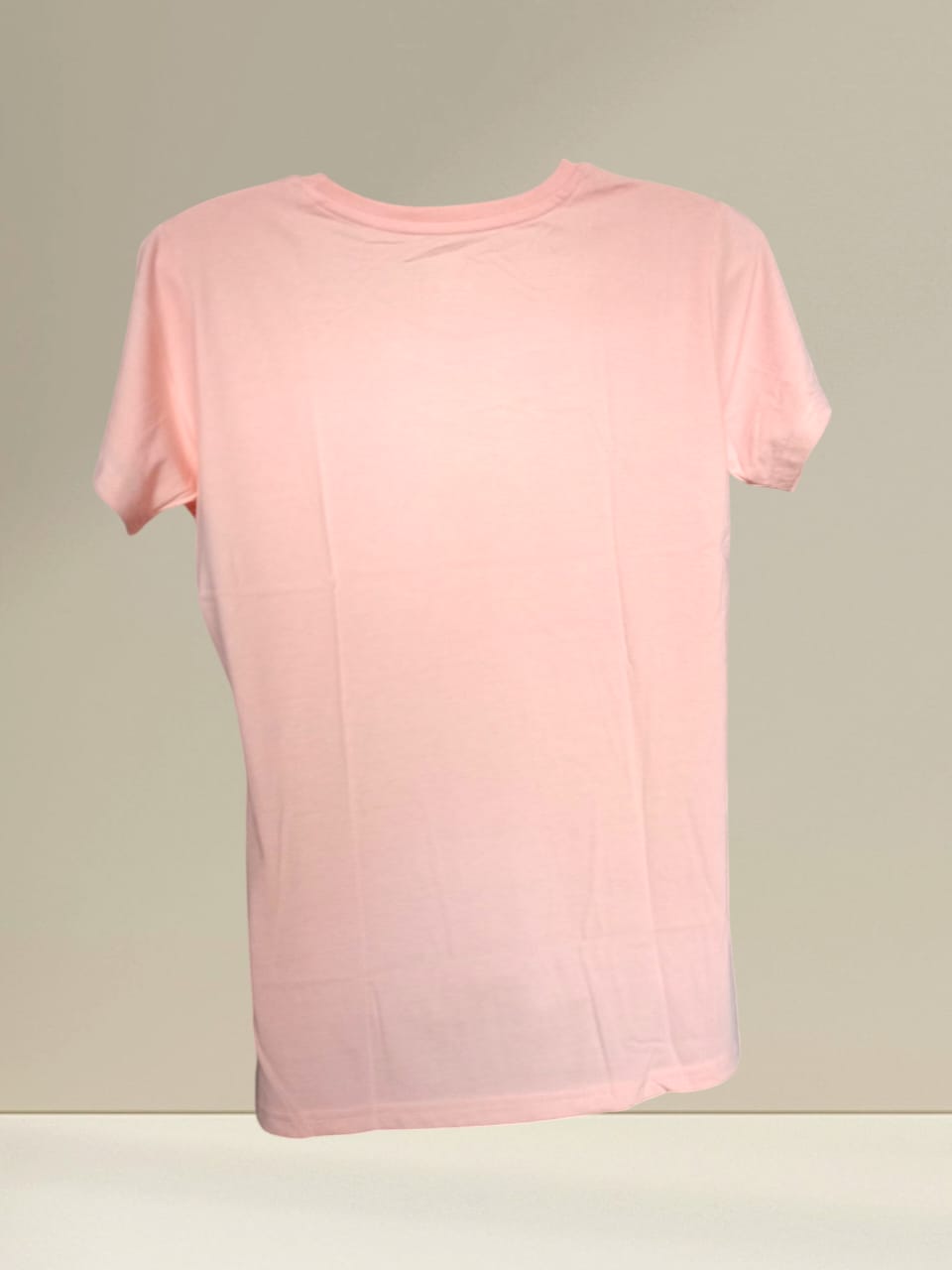 Women's Light Pink Cotton T-Shirt with "Girl Power" Typography Print thumbnail