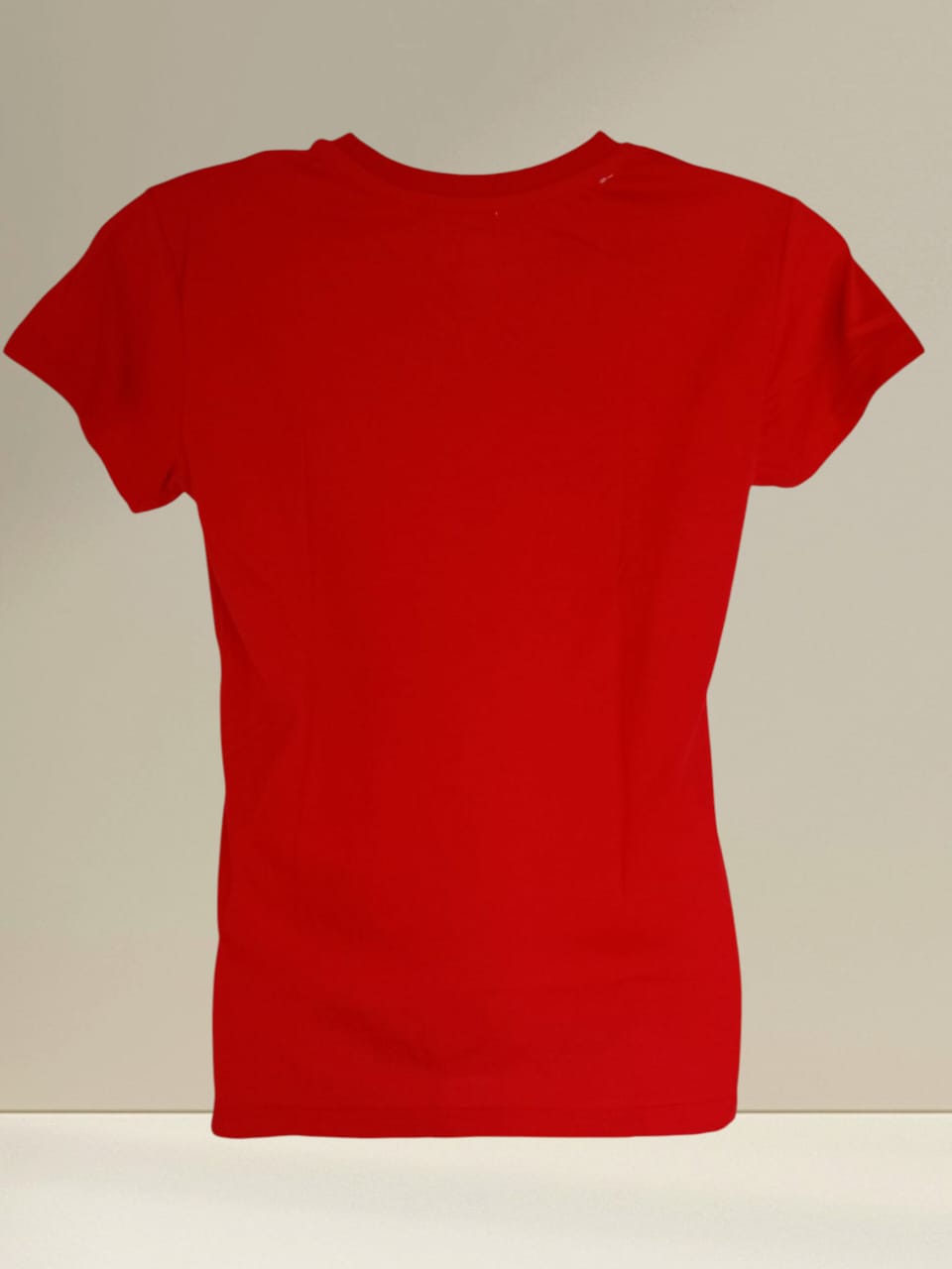 Women's Red Cotton Graphic T-Shirt – "I Woke Up Like This, Glowing and a Bit Wild" thumbnail